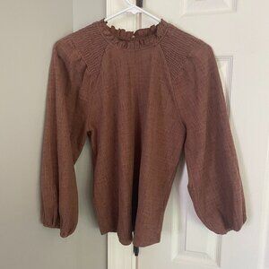 Textured Long Sleeve Shirt Current Air Los Angeles